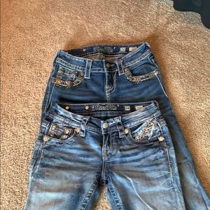 Miss Me jeans size 24. Bundle of two.